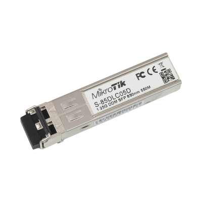 Transceptor MiniGbic SFP 1.25G LC Duplex para fibra Multi Modo 550mts - MIKROTIK