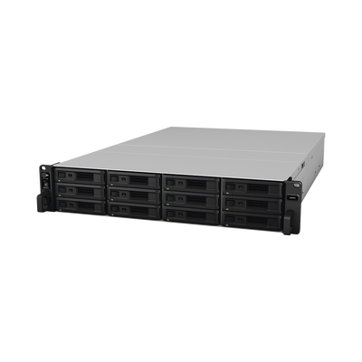 Servidor NAS para rack de 12 bahías / Expandible hasta 180 bahías / Hasta 1,536 TB - SYNOLOGY