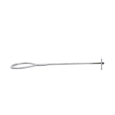 Ancla de Losa o Pared de 63-65 cm. de 13 cm diámetro de argolla Galvanizado por Inmersión. - SYSCOM TOWERS