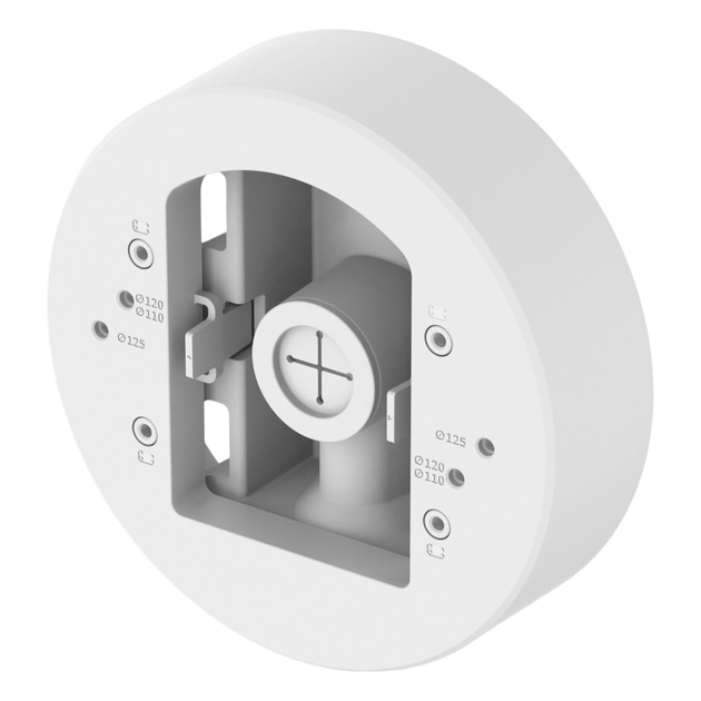 HANWHA VISION - SBD-140PMW - Adaptador de poste compatible con camaras tipo domo Hanwha / verificar compatibilidad