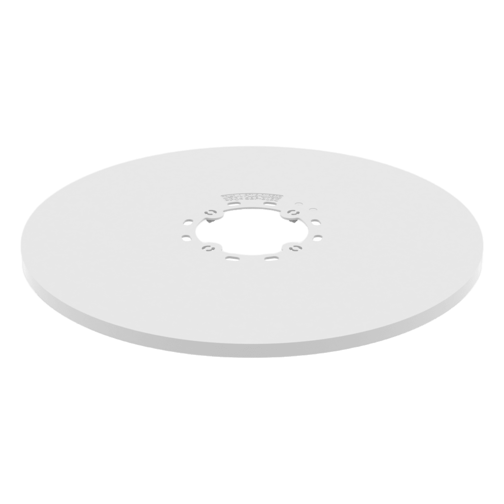 HANWHA VISION - SBP-315C - Cubierta de Agujero de Montaje SBP-315C / Policarbonato Blanco / Diámetro 326mm / Compatible con Cámaras PNM-9084QZ/RQZ1 y Monturas