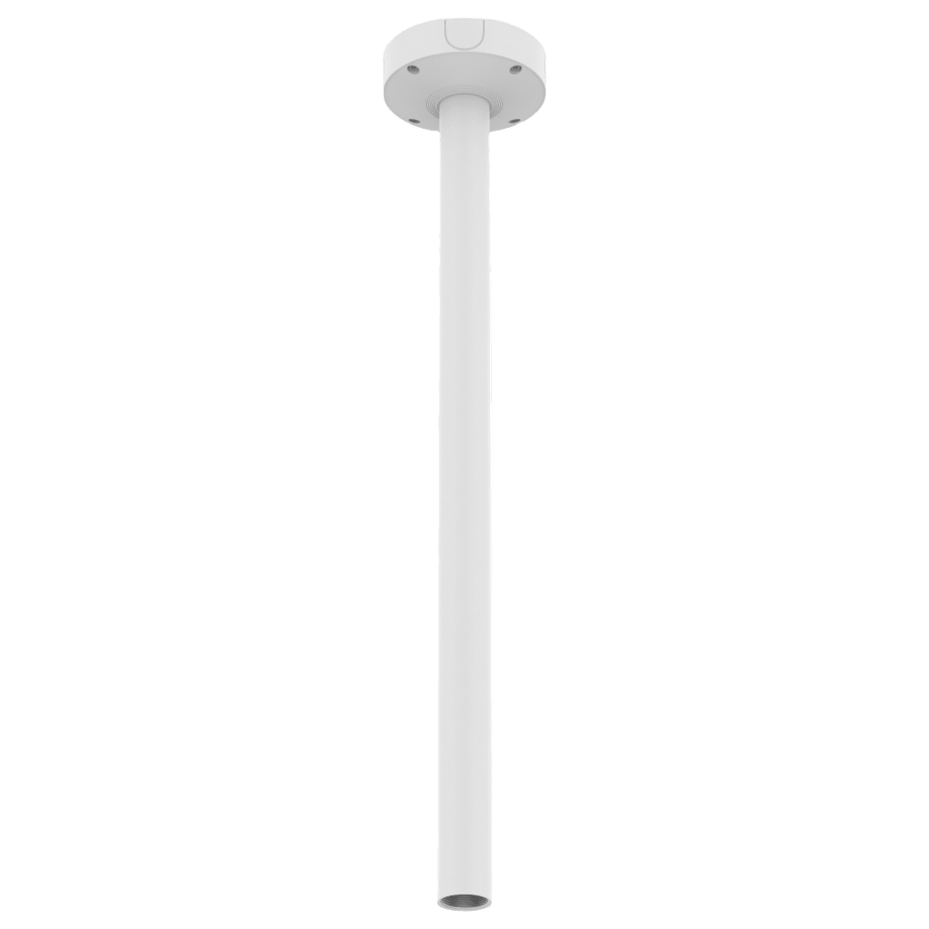 HANWHA VISION - SBP-900CMW - Montaje en Techo SBP-900CMW / Peso 2.7 kg / Aluminio / Blanco / Tornillo de Montaje TR30 / Orificio Pasacables 19.1 mm / Compatible