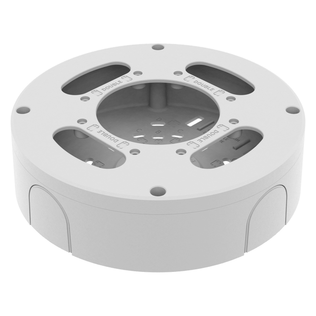 HANWHA VISION - SBV-180BW - Caja de conexion para uso interior compatible con Camaras tipo domo IP Serie X Hanwha, XND-C9083RV, XND-C8083RV, XND-6083RV