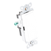 Interruptor de Pared Unipolar / 15 A / 120/277 V / Accionamiento Paleta / Acabado Snow Satinado | SIERRA STORE