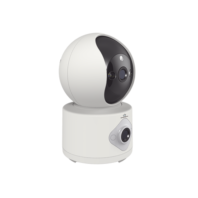 Camara doble lente 3mp| Wifi| autoseguimiento| Detección de movimiento| audio de 2 vias| almacenamiento hasta 128GB SMARTH...
