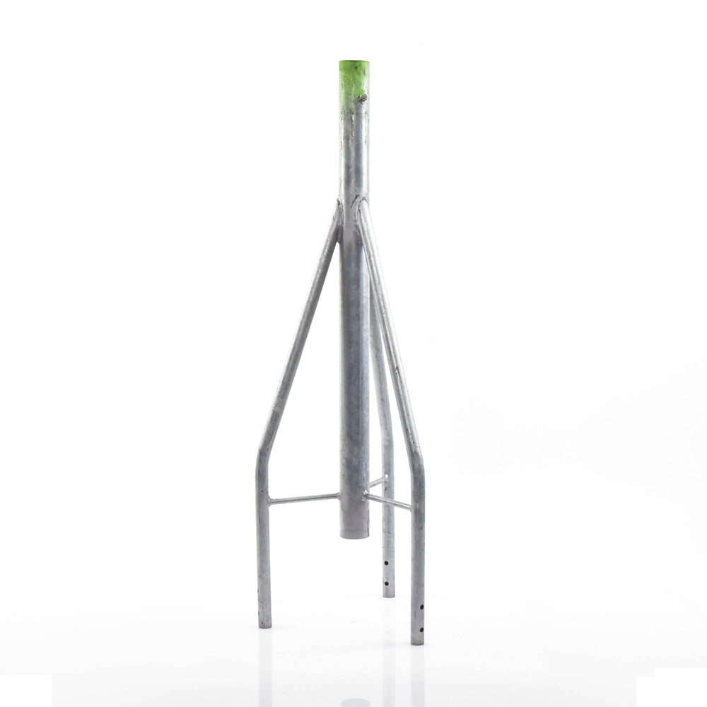 Tramo de Remate para Torre / Tubo Central 2' Cal.18 / Tubos 7/8' Cal.18 / 3 Opresores para Pararrayos / Galvanizado Electrolítico / | SIERRA STORE