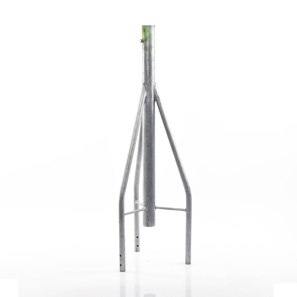 Tramo de Remate para Torre / Tubo Central 2' Cal.18 / Tubos 7/8' Cal.18 / 3 Opresores para Pararrayos / Galvanizado Electrolítico / | SIERRA STORE