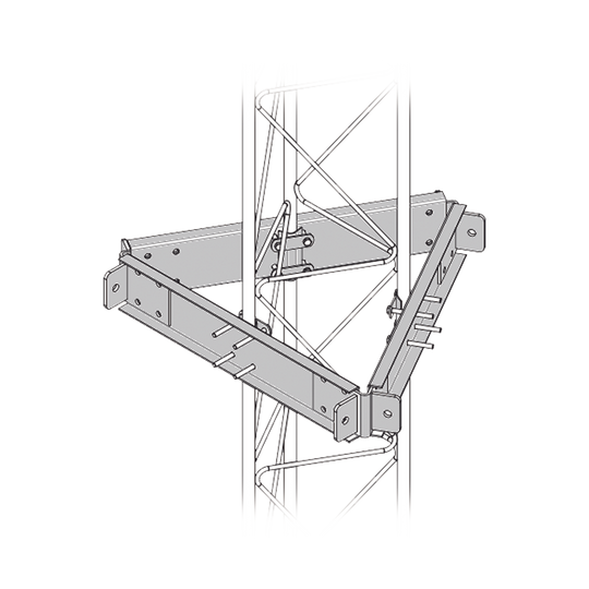 Estabilizador Antitorsión para Torre / 6 Puntos de Sujeción / Acero Galvanizado / Compatible STZ90G / 3 Brackets Incluidos | SIERRA STORE