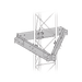 Estabilizador Antitorsión para Torre / 6 Puntos de Sujeción / Acero Galvanizado / Compatible STZ90G / 3 Brackets Incluidos | SIERRA STORE