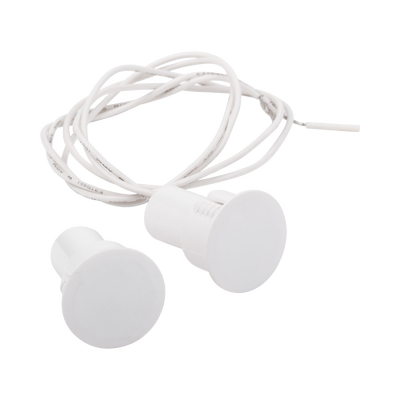 Contacto magnético para puertas y ventanas  Metálicas, aluminio y madera de empotrar color blanco / GAP: 19mm - SFIRE