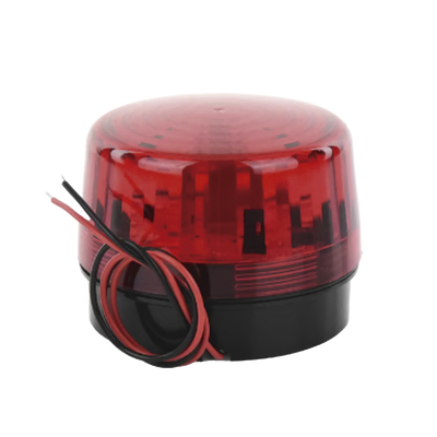 Luz Estroboscópica LED (35) / Patrones de Parpadeo Ajustables / 8 Patrones / Batería de Respaldo / 12-24 Vcc/Vca / Resiste...
