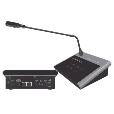 Microfono Remoto de 4 Zonas Para Sistema de Voceo | Compatible Con Amplificadores SF4240UC y SF2240UC - EPCOM PROAUDIO