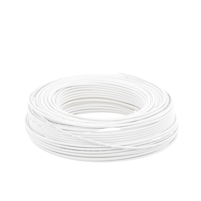 Bobina de 100 Metros (328.08 Pies) / Cable de CCA / 4 x 22 AWG / Tipo Aluminio Revestido de Cobre / Aplicaciones en Alarma...