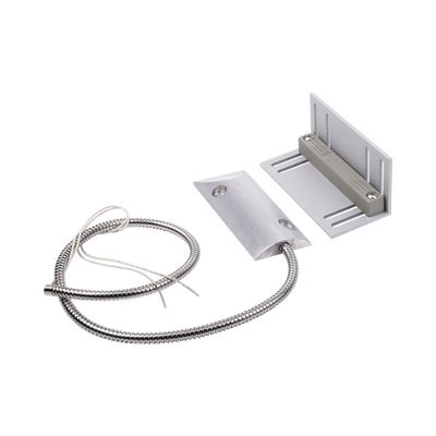 Contacto magnético para piso uso rudo con 55cm de cable blindado / GAP 75mm / Placa de montaje de "L". SFIRE - Vista 2
