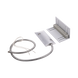 Contacto magnético para piso uso rudo con 55cm de cable blindado / GAP 75mm / Placa de montaje de "L". SFIRE - Vista 2