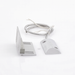 Contacto magnético para piso uso rudo con 55cm de cable blindado / GAP 75mm / Placa de montaje de "L". SFIRE - Vista 4