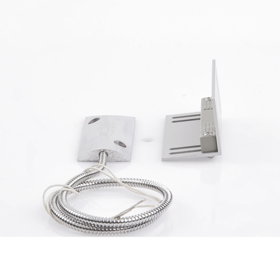 Contacto magnético para piso uso rudo con 55cm de cable blindado / GAP 75mm / Placa de montaje de "L". SFIRE - Vista 5