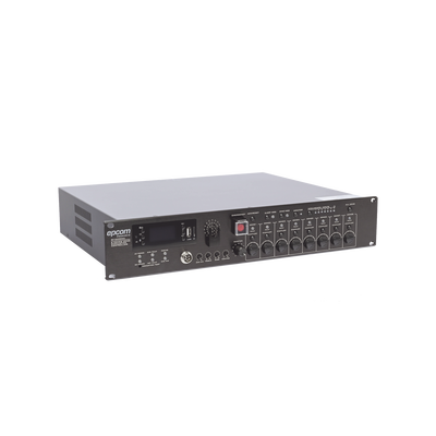 Controlador de Evacuación Por Voz | 500 W | 8 Zonas independientes | 4 entradas de audio y 2 entradas de micrófono EPCOM P...