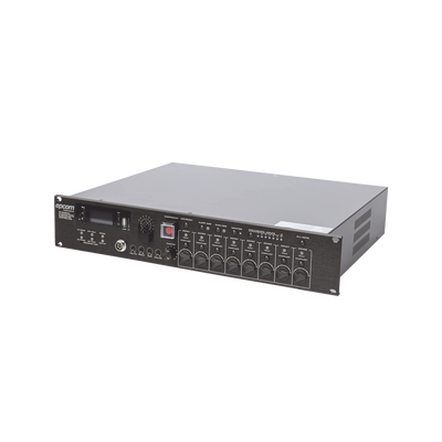 Controlador de Evacuación Por Voz | 500 W | 8 Zonas independientes | 4 entradas de audio y 2 entradas de micrófono EPCOM P...