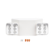 Luz LED de Emergencia Dual LED /150 lúmenes/Luz fría/Batería de Respaldo Incluida/Botón de test. SFIRE - Vista 5