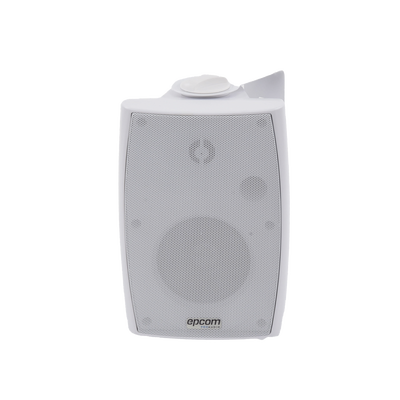Altavoz de Pared de 2 vías | Woofer 4in + 1.5in | 2.5W - 20W | Para Sistemas 70/100V y 8 ohms | Material ABS | Rejilla y B...