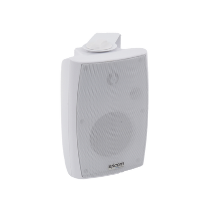 Altavoz de Pared de 2 vías | Woofer 4in + 1.5in | 2.5W - 20W | Para Sistemas 70/100V y 8 ohms | Material ABS | Rejilla y B...