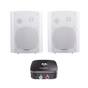 Kit  Altavoces + Modulo Receptor BT | Montaje en Pared | 2x20W RMS | Material...