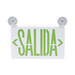 Letrero de Emergencia LED DUAL de SALIDA con Luz de Emergencia/Montaje Universal (pared, lateral o Techo)/Batería de Respa...