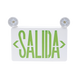Letrero de Emergencia LED DUAL de SALIDA con Luz de Emergencia/Montaje Universal (pared, lateral o Techo)/Batería de Respa...