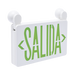 Letrero de Emergencia LED DUAL de SALIDA con Luz de Emergencia/Montaje Universal (pared, lateral o Techo)/Batería de Respa...