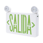 Letrero de Emergencia LED DUAL de SALIDA con Luz de Emergencia/Montaje Univer...