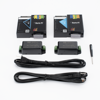 Relay Inalámbrico / 2 Relevadores / 2 Entradas / Atraviesa Hasta 1.6 Kilómetros (1 Milla) En Construcción o Material Sure-...