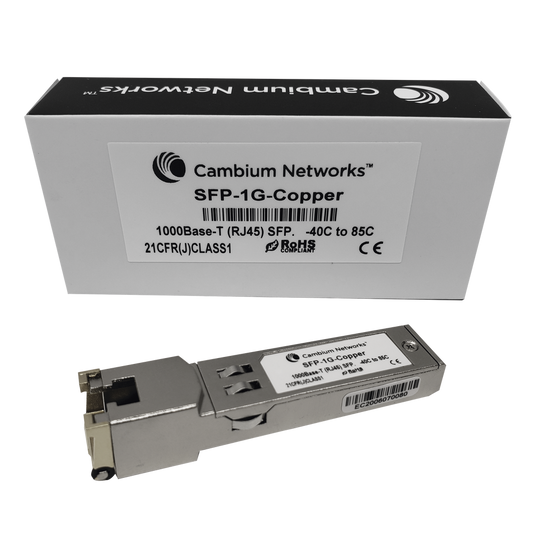 Transceptor SFP / 1 Gbps / Ethernet 10/100/1000 / RJ45 / 100 m (328 ft) | SIERRA STORE