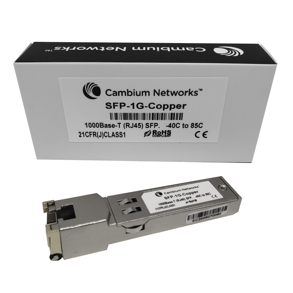 Transceptor SFP / 1 Gbps / Ethernet 10/100/1000 / RJ45 / 100 m (328 ft) | SIERRA STORE