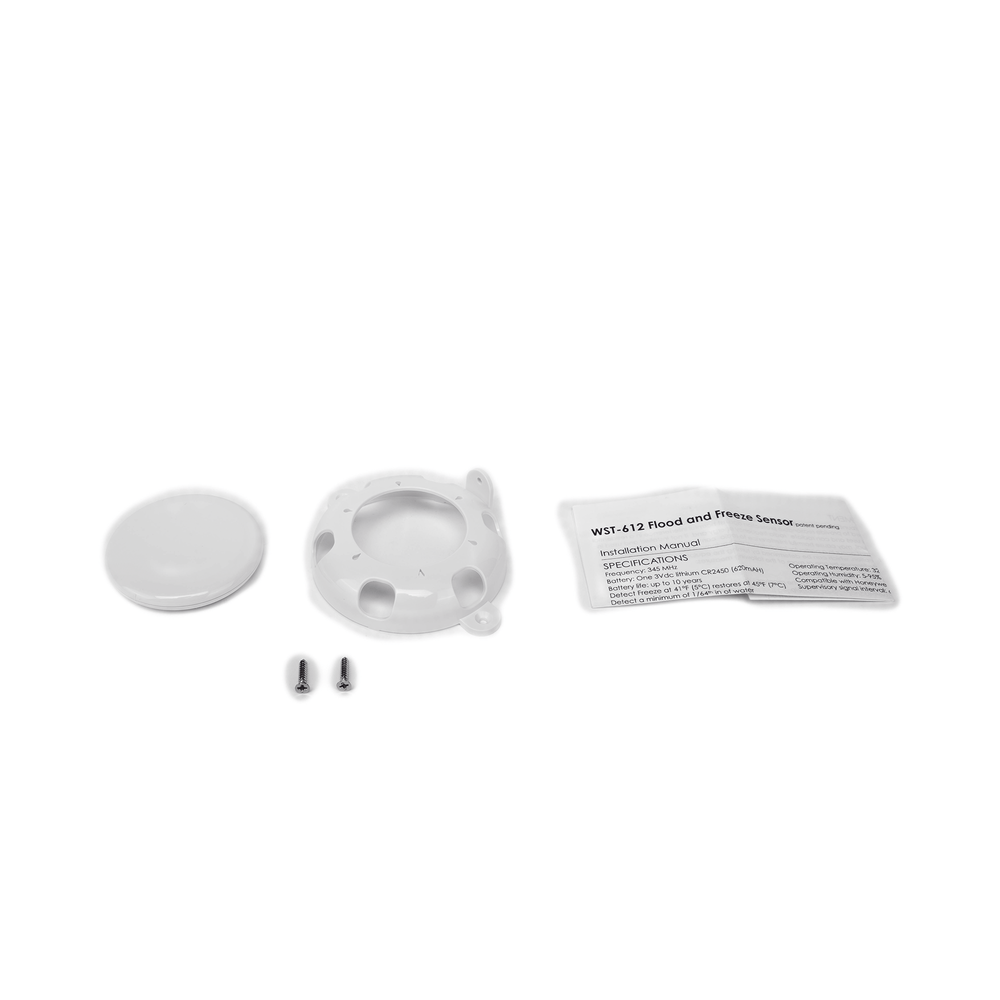 Sensor Inalámbrico de Inundación y Congelación / Detección de Agua 0.4 mm / Alarma a 5°C / 345 MHz / Batería 5 Años | SIERRA STORE
