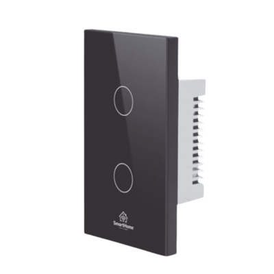 (ZigBee) Apagador switch inalámbrico ZigBee, control de 2 regresos de carga, 110V - SMARTHOME BY EPCOM