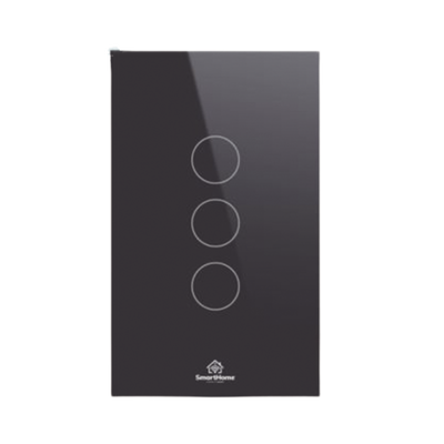 (Wifi) Apagador switch inalámbrico WIFI, control de 3 regresos de carga, 110V SMARTHOME BY EPCOM - Vista 2