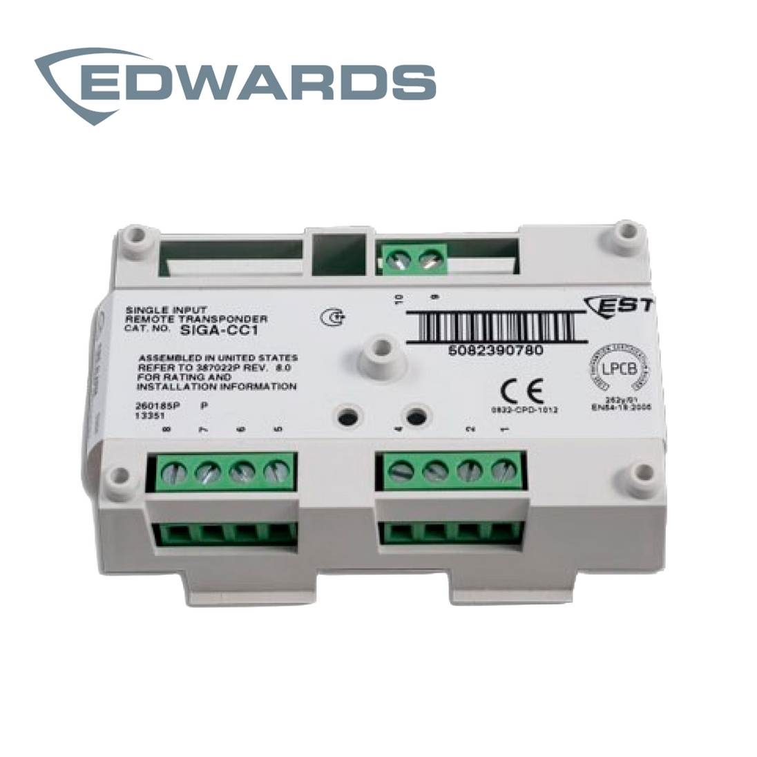 EDWARDS - SIGA-CC1 - MODULO DE ENTRADA SIMPLE (RISER) EDWARDS SIGA CC1 / SUPERVISA LOS DISPOSITIVOS NAC