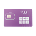 SIM Yobi para dispositivos móviles 3G/4G con recarga de 10GB cada mes durante 1 año de servicio (solo datos) - YOBI