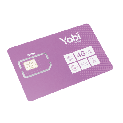 SIM Yobi para dispositivos móviles 3G/4G con recarga de 1GB cada mes durante 1 año de servicio (solo datos) YOBI - Vista 2