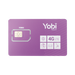 SIM Yobi para dispositivos móviles 3G/4G con recarga de 1GB cada mes durante 1 año de servicio (solo datos) - YOBI