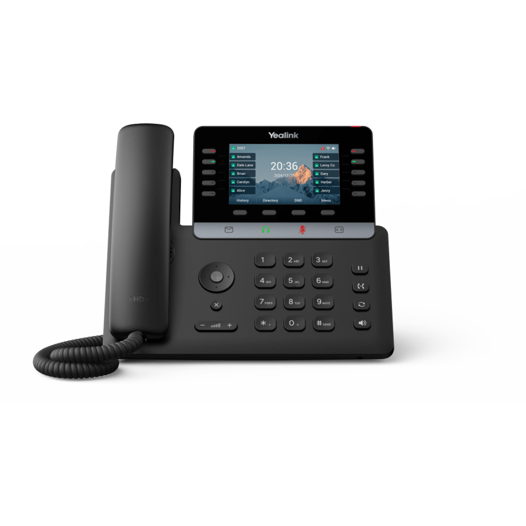 YEALINK - SIP-T74-U - Teléfono IP Empresarial Multifuncional Yealink T74U con Pantalla a Color de 4.3 Pulgadas Audio HD y 16 Cuentas SIP