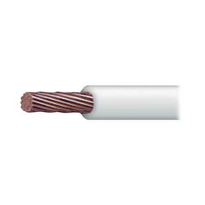 Cable Eléctrico 18 AWG Color Blanco, Conductor de Cobre Suave. Aislamiento de PVC, Auto-Extinguible. Bobina de 100 Metros (32