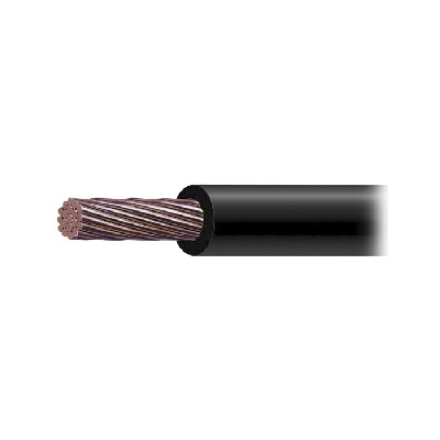 Cable Eléctrico de Cobre Recubierto THW-LS Calibre 2/0 AWG 19 Hilos Color Negro (100 metros). - INDIANA