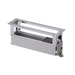 Caja de Escritorio para Módulos / Capacidad 4 Módulos K45 / Aluminio Anodizado / Salida Posterior de Cables / 54×225×54 mm | SIERRA STORE
