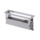 Caja de Escritorio para Módulos / Capacidad 4 Módulos K45 / Aluminio Anodizado / Salida Posterior de Cables / 54×225×54 mm | SIERRA STORE