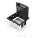 Caja de Piso Falso / 2 Módulos Dobles / Profundidad Ajustable 90-120 mm (3.54-4.72 in) / Tapa Embellecedor / IK08 / +125 °C | SIERRA STORE