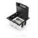Caja de Piso Falso / 2 Módulos Dobles / Profundidad Ajustable 90-120 mm (3.54-4.72 in) / Tapa Embellecedor / IK08 / +125 °C | SIERRA STORE