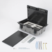 Caja de Piso Falso / 6 Módulos Dobles / Profundidad Ajustable 90-120 mm (3.54-4.72 in) / Tapa Embellecedora / IK08 / +125 °C | SIERRA STORE
