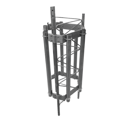 Herraje para 6 antenas sectoriales compatible con tramo STZ45G. - SYSCOM TOWERS